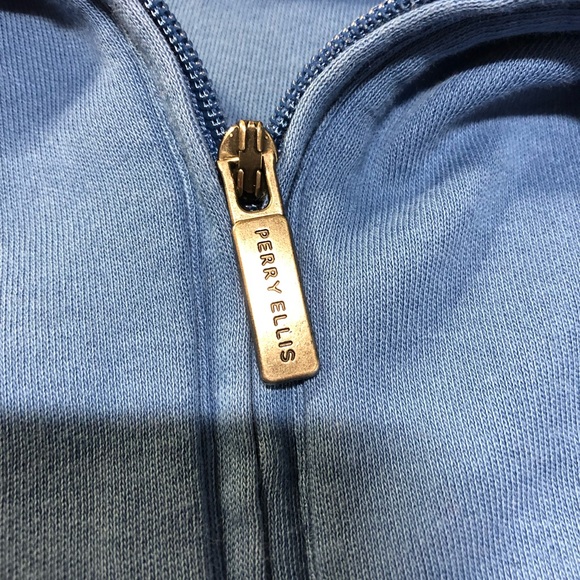 Perry Ellis Cotton Polo Men’s Large Blue - Picture 7 of 8